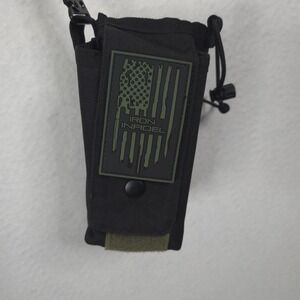 Iron Infidel 64oz Battle Water Bottle Pouch and Handle Black Outdoor